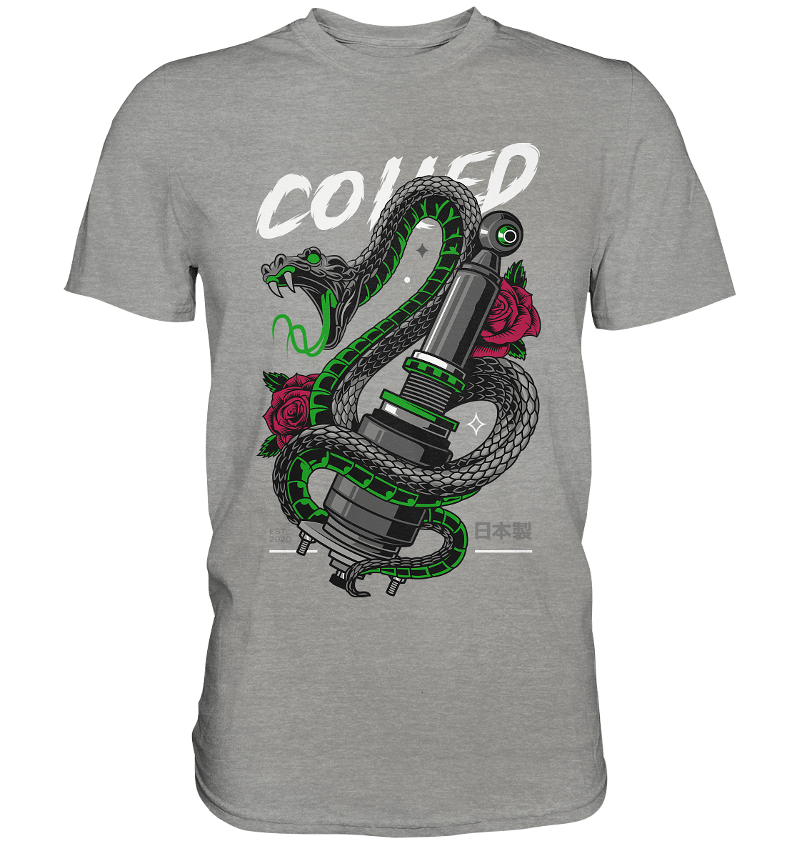 Coiled Snake - Premium Shirt - MotoMerch.de