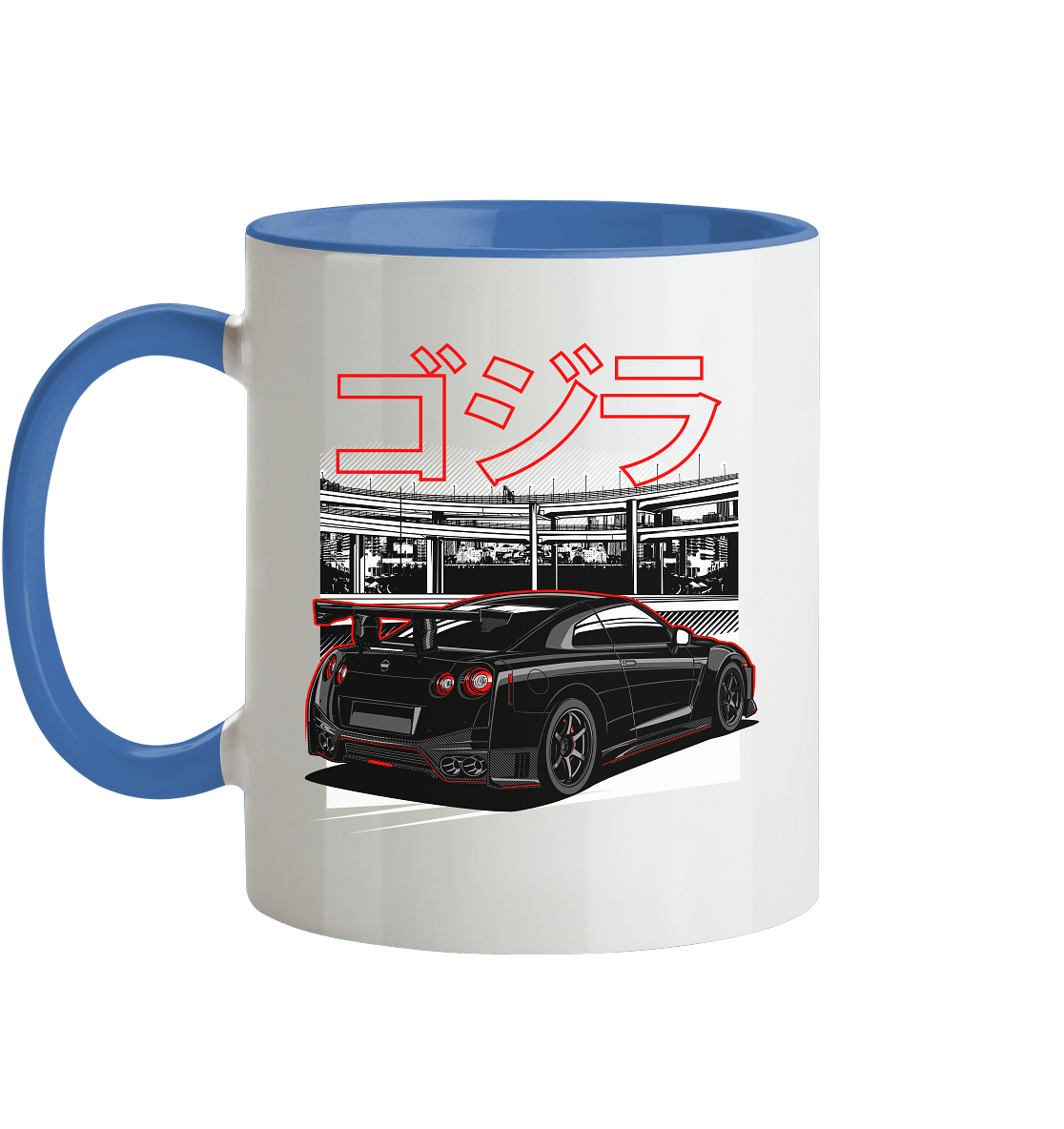 Daikoku Nissan R35 GT-R - Tasse zweifarbig - MotoMerch.de