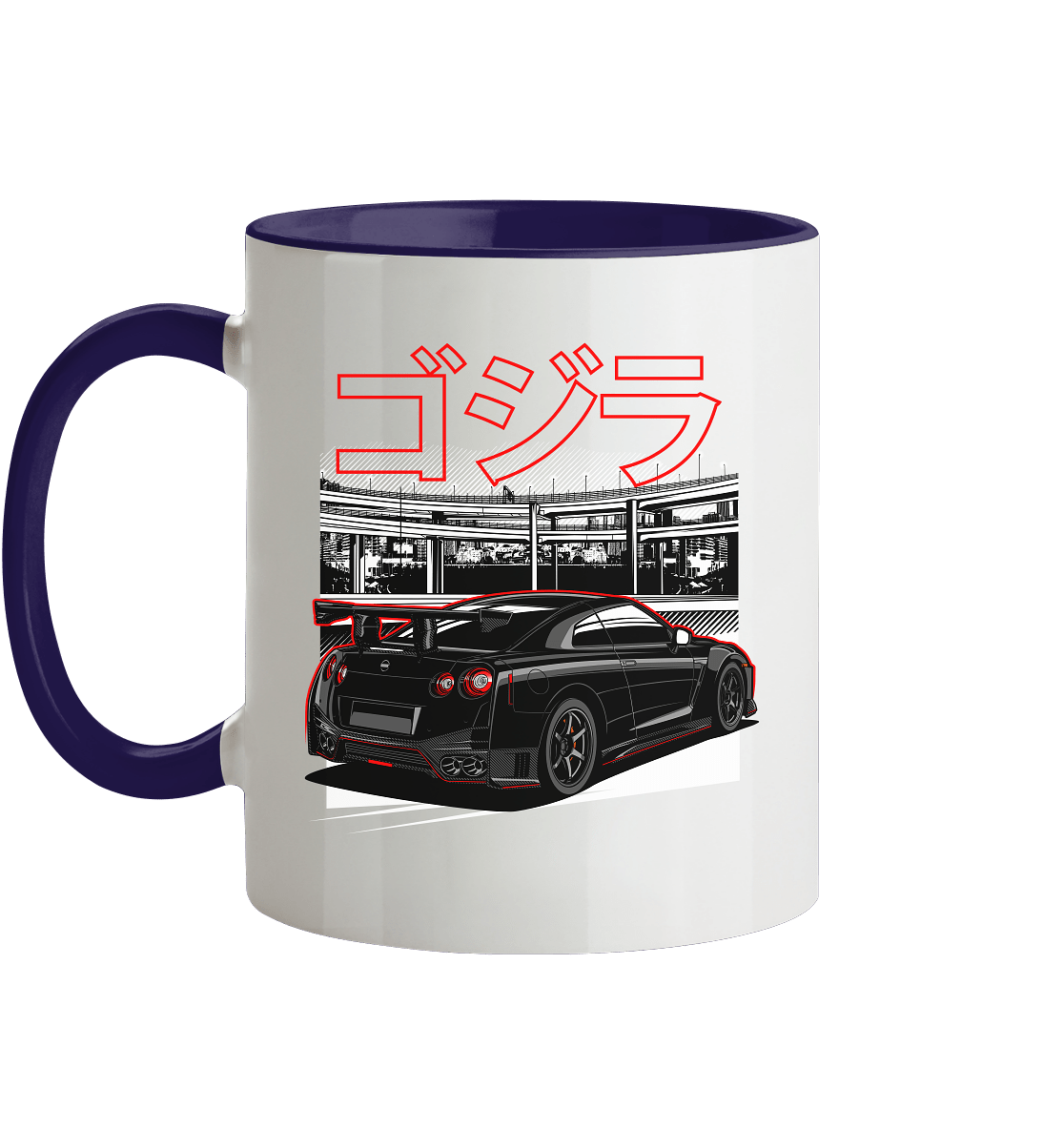 Daikoku Nissan R35 GT-R - Tasse zweifarbig - MotoMerch.de