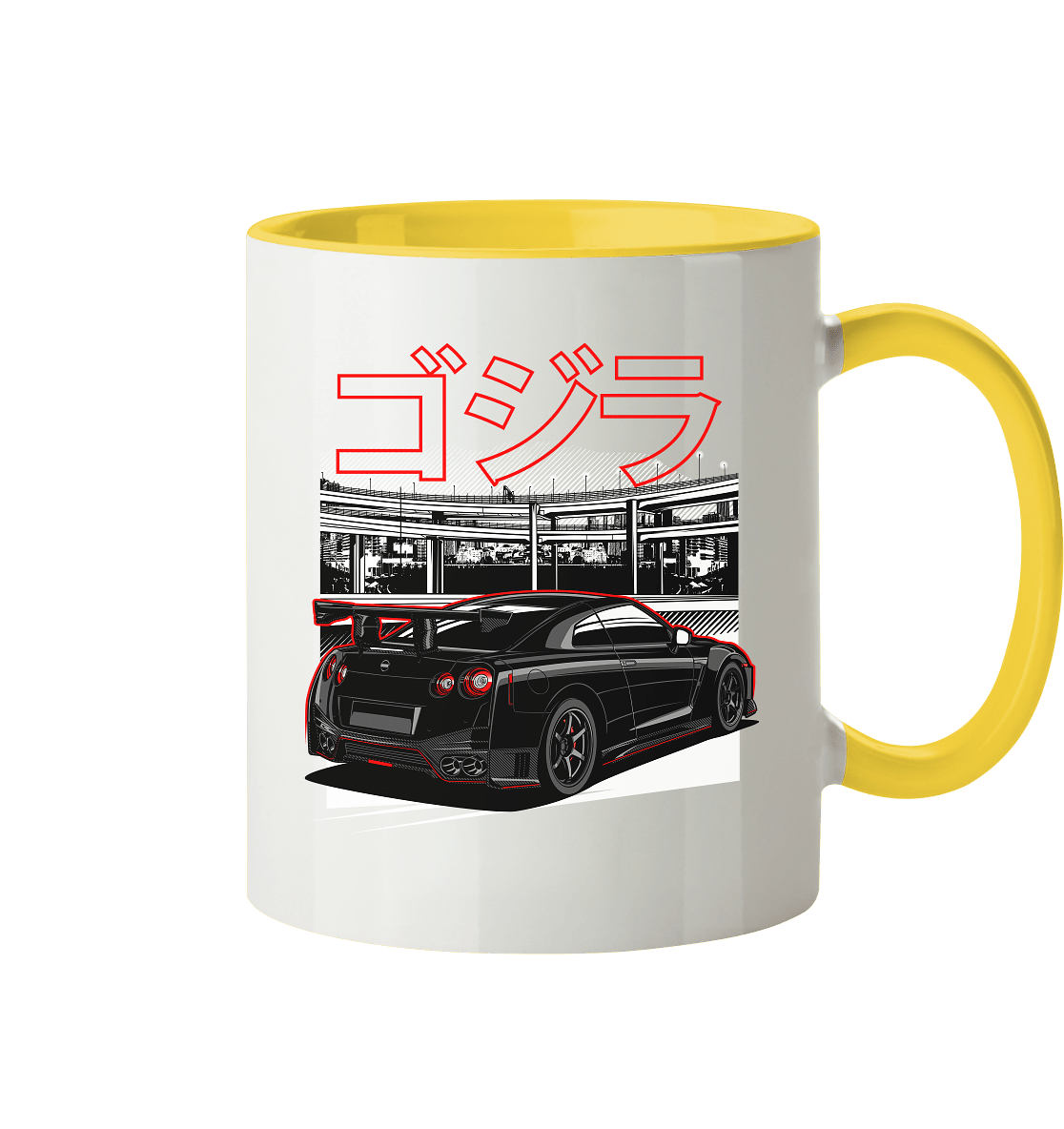 Daikoku Nissan R35 GT-R - Tasse zweifarbig - MotoMerch.de