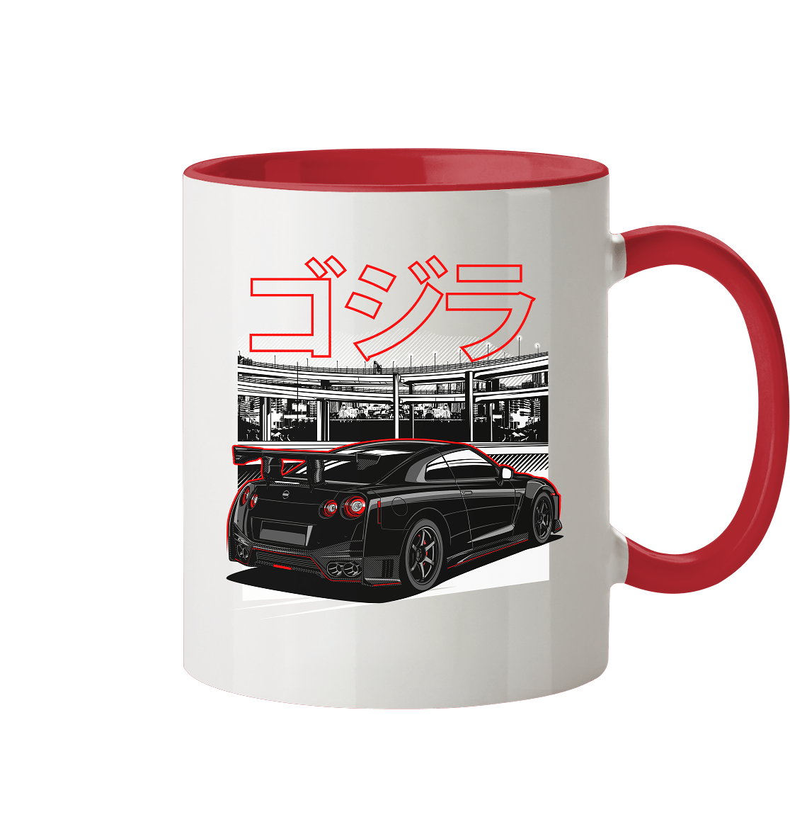 Daikoku Nissan R35 GT-R - Tasse zweifarbig - MotoMerch.de