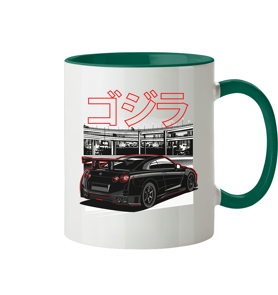 Daikoku Nissan R35 GT-R - Tasse zweifarbig - MotoMerch.de