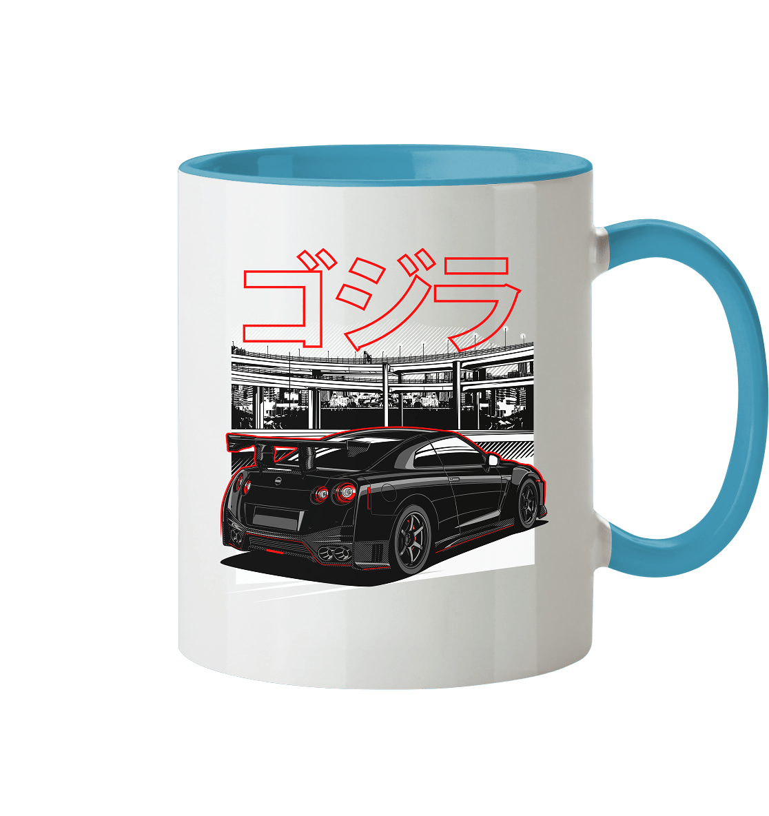 Daikoku Nissan R35 GT-R - Tasse zweifarbig - MotoMerch.de