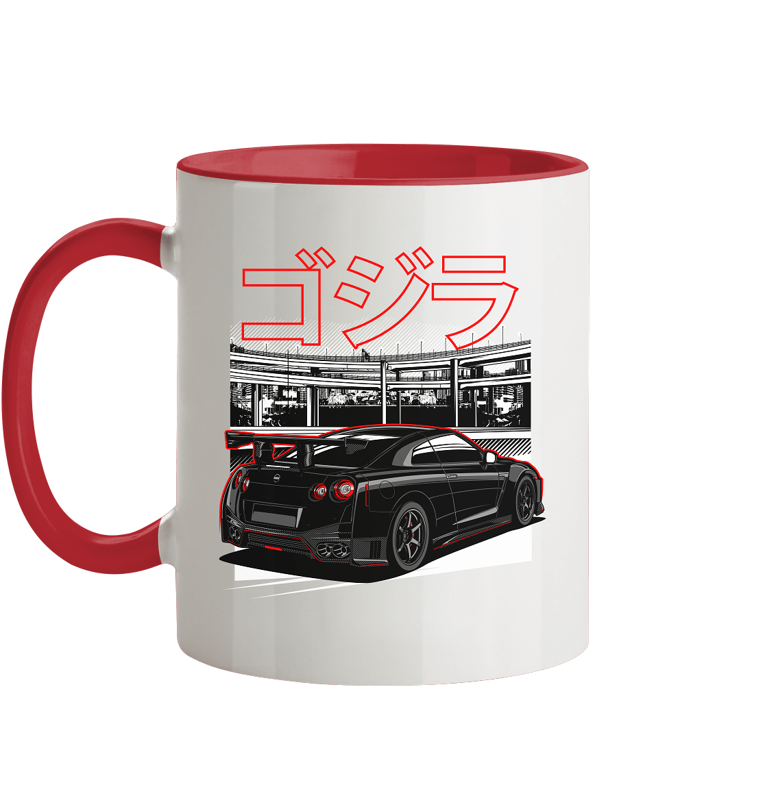 Daikoku Nissan R35 GT-R - Tasse zweifarbig - MotoMerch.de