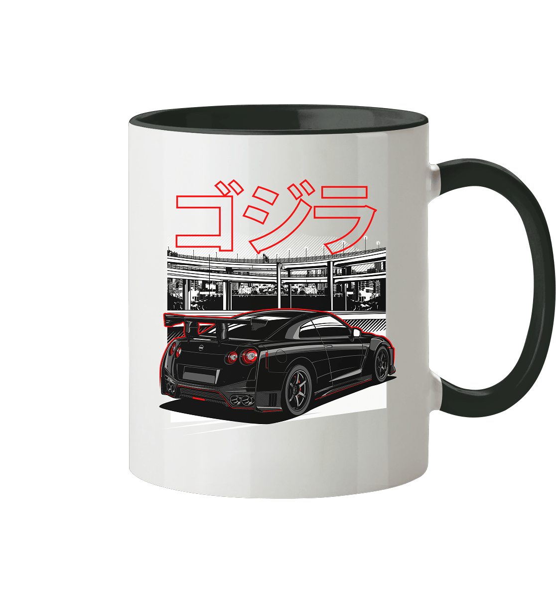 Daikoku Nissan R35 GT-R - Tasse zweifarbig - MotoMerch.de