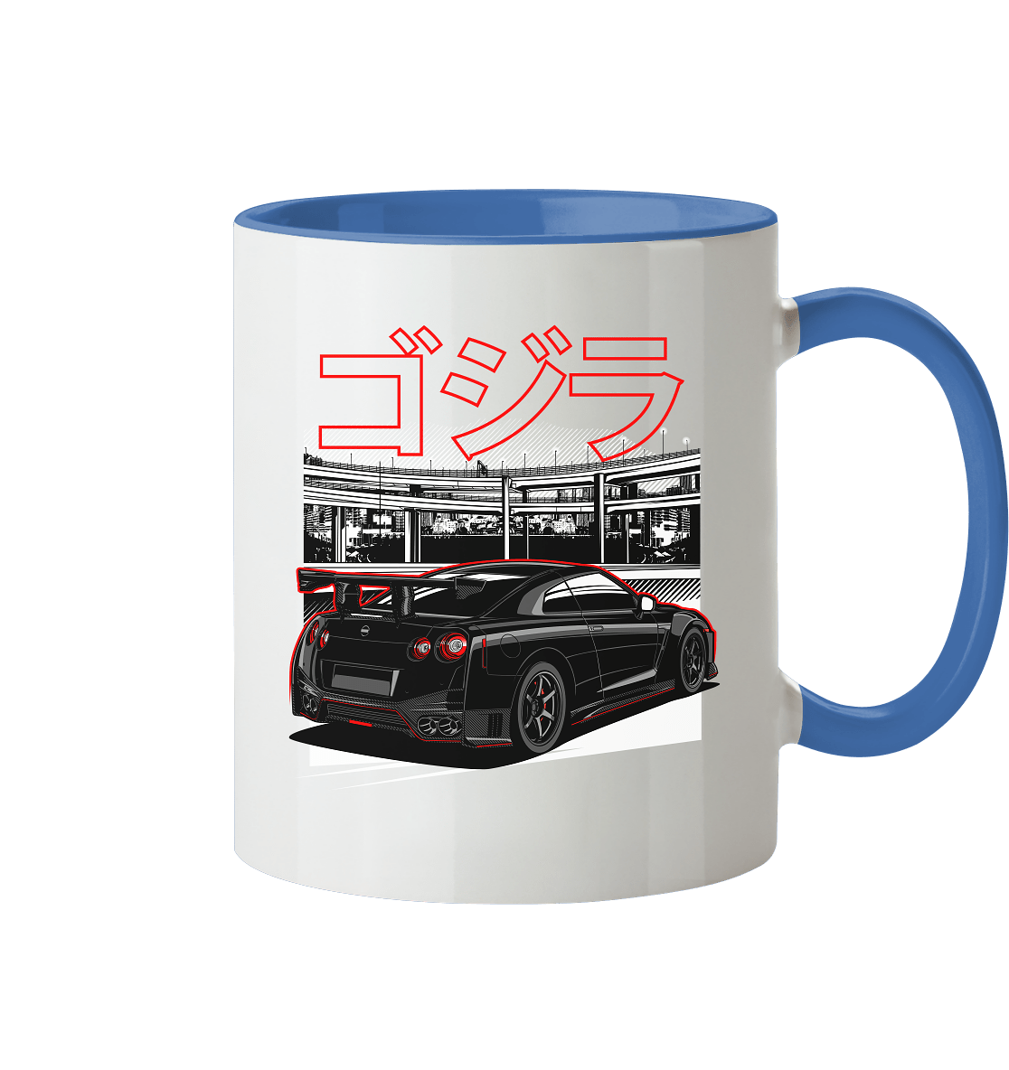 Daikoku Nissan R35 GT-R - Tasse zweifarbig - MotoMerch.de