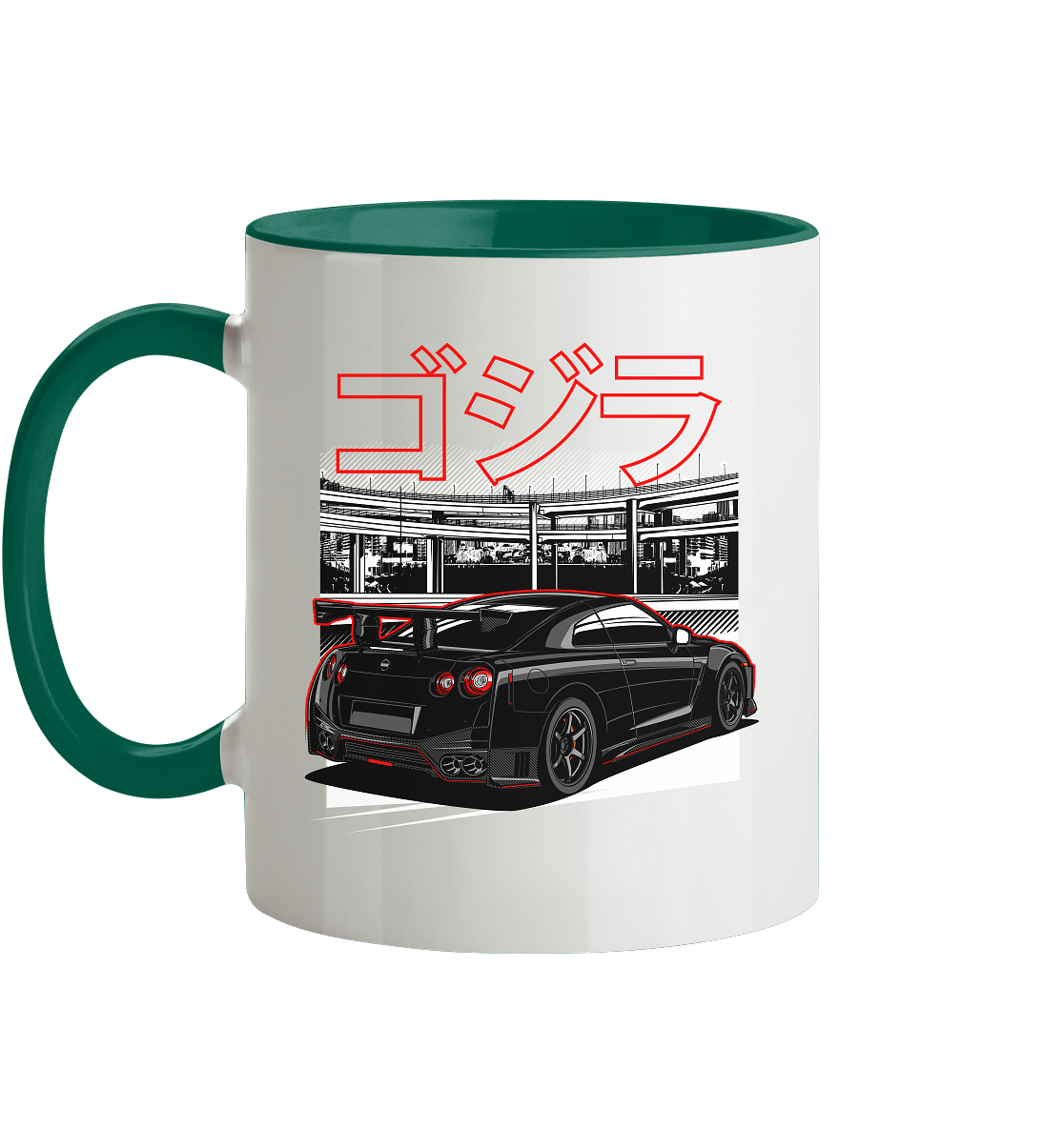 Daikoku Nissan R35 GT-R - Tasse zweifarbig - MotoMerch.de