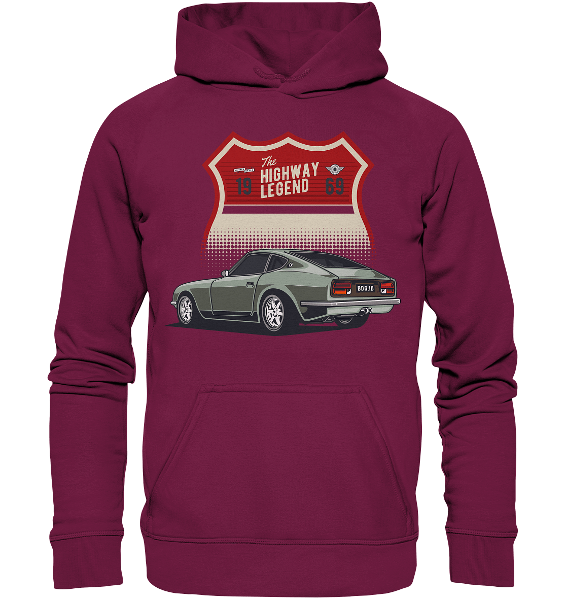 Datsun "Fairlady" 240Z - Basic Unisex Hoodie - MotoMerch.de