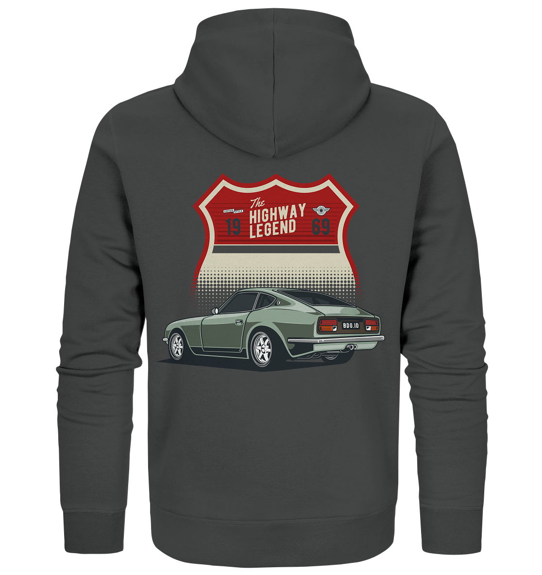 Datsun "Fairlady" 240Z - Organic Zipper - MotoMerch.de