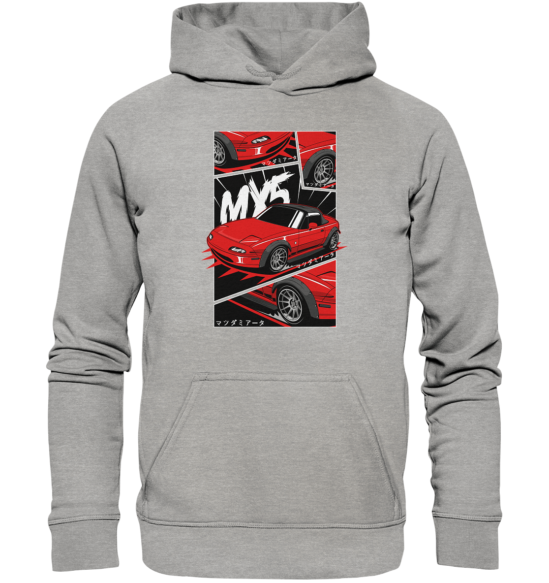 Flared Miata MX5 - Basic Unisex Hoodie - MotoMerch.de
