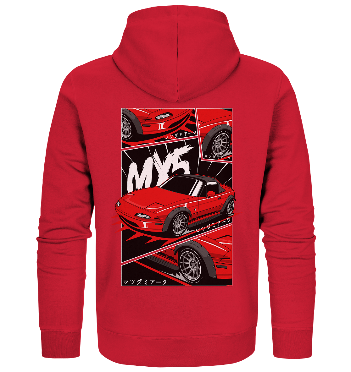 Flared Miata MX5 - Organic Zipper - MotoMerch.de
