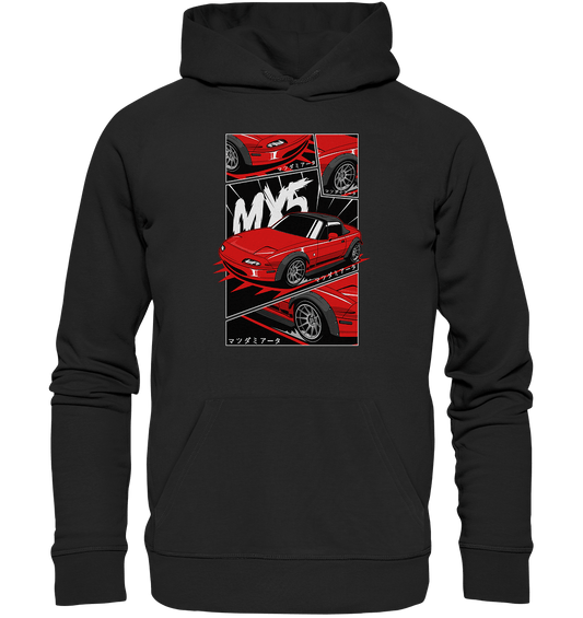Flared Miata MX5 - Premium Unisex Hoodie - MotoMerch.de