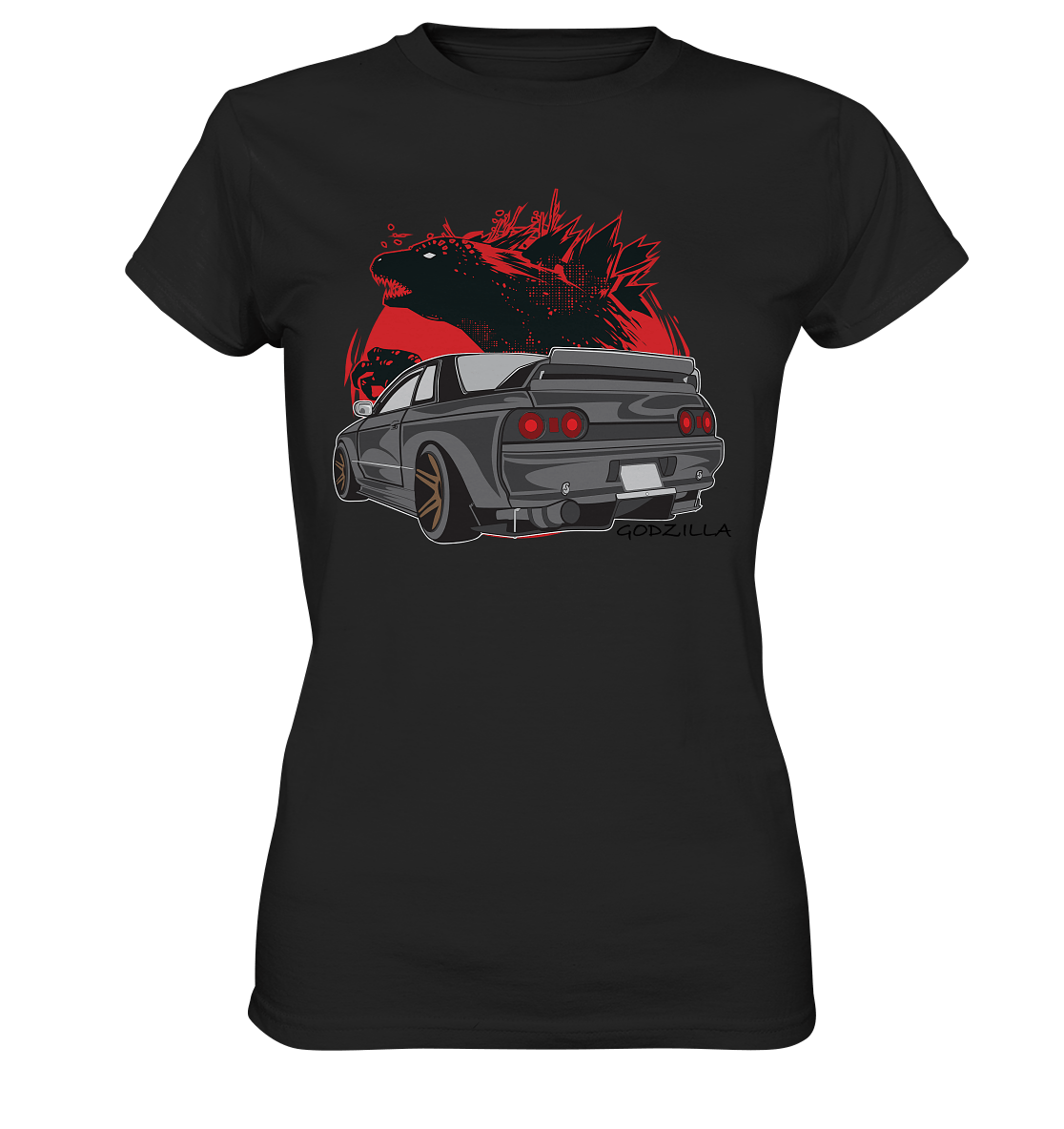 Godzilla R32 GTR - Ladies Premium Shirt - MotoMerch.de