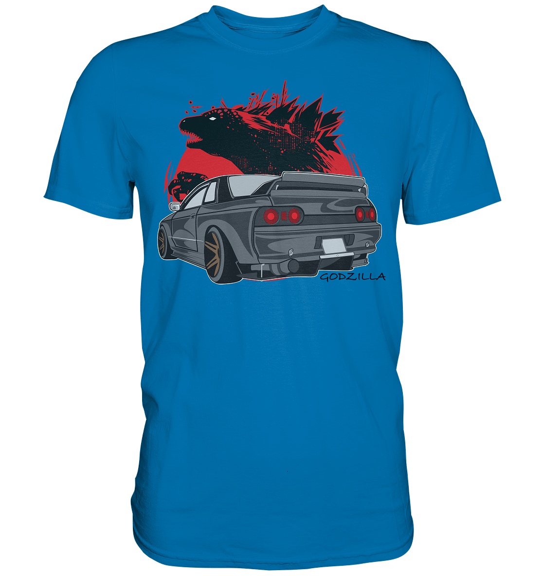 Godzilla R32 GTR - Premium Shirt - MotoMerch.de
