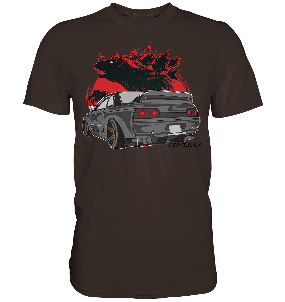 Godzilla R32 GTR - Premium Shirt - MotoMerch.de