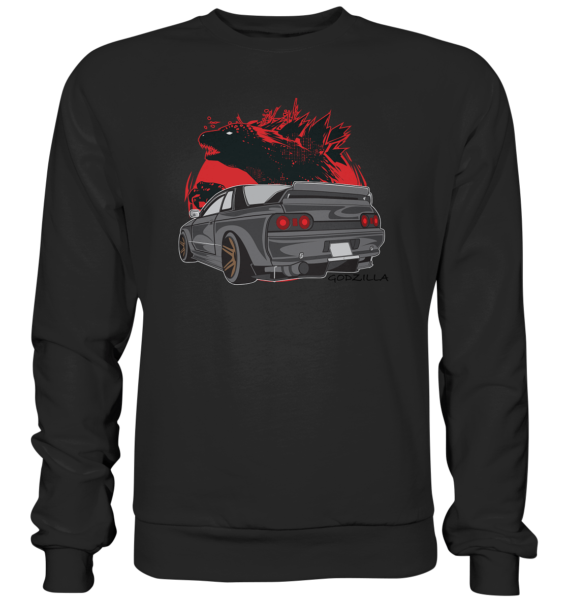 Godzilla R32 GTR - Premium Sweatshirt - MotoMerch.de
