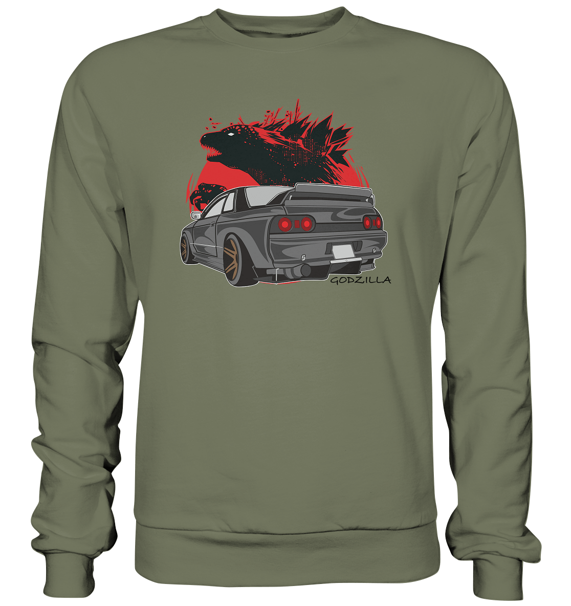 Godzilla R32 GTR - Premium Sweatshirt - MotoMerch.de
