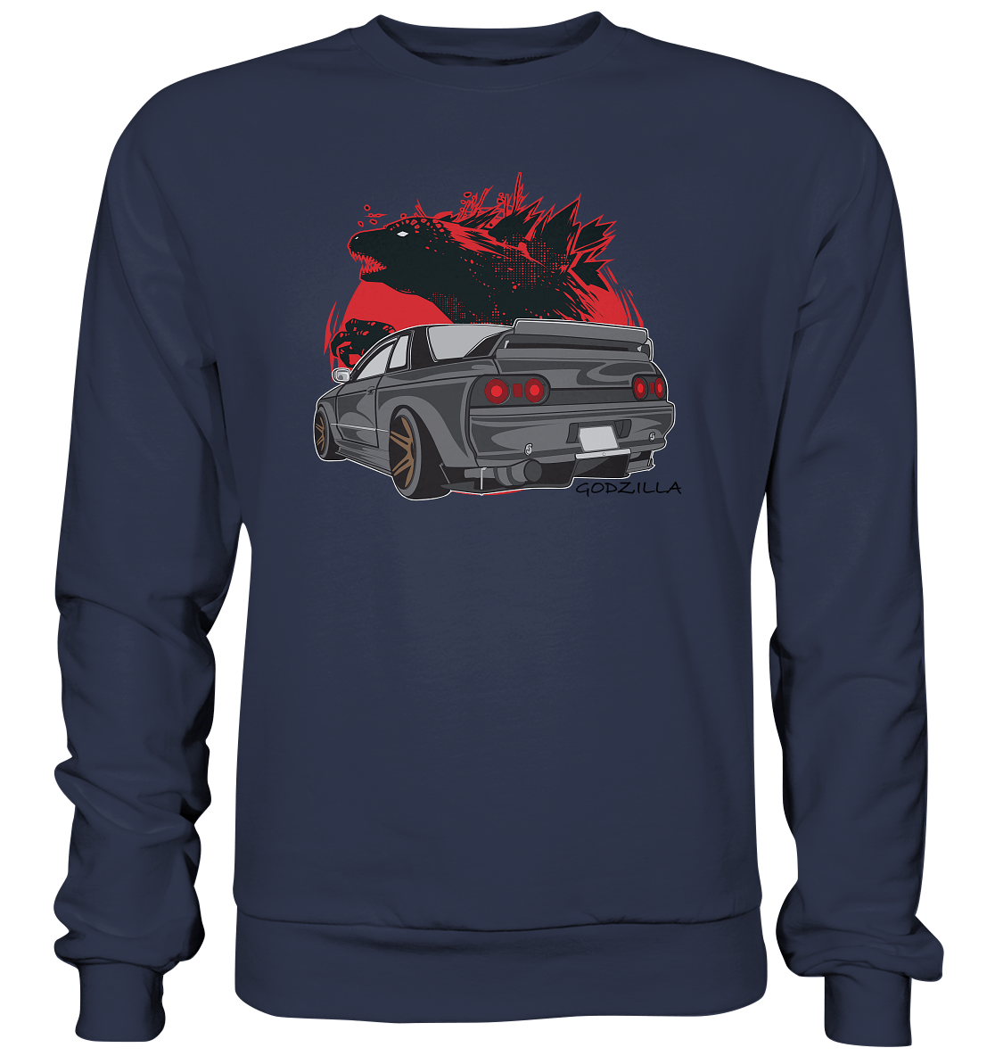 Godzilla R32 GTR - Premium Sweatshirt - MotoMerch.de