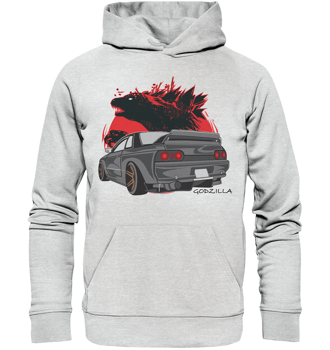 Godzilla R32 GTR - Premium Unisex Hoodie - MotoMerch.de