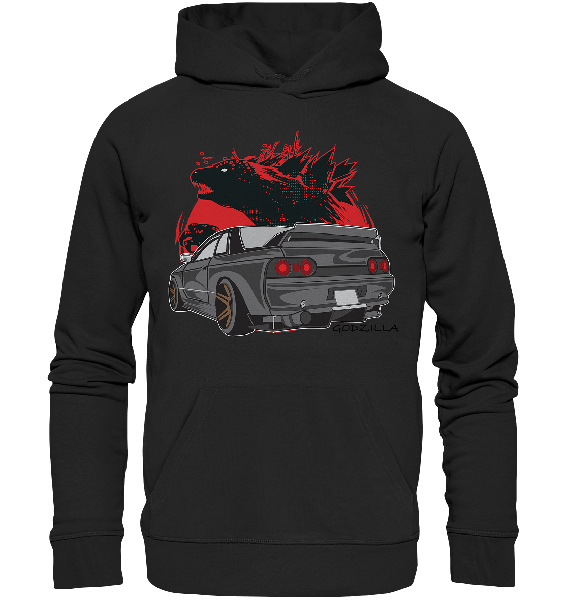 Godzilla R32 GTR - Premium Unisex Hoodie - MotoMerch.de