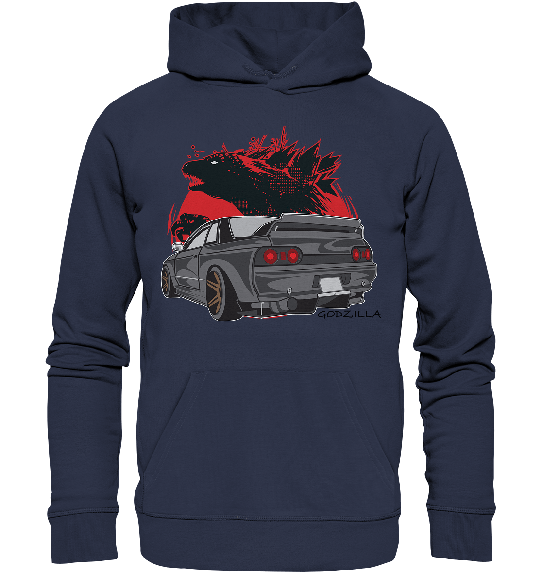 Godzilla R32 GTR - Premium Unisex Hoodie - MotoMerch.de