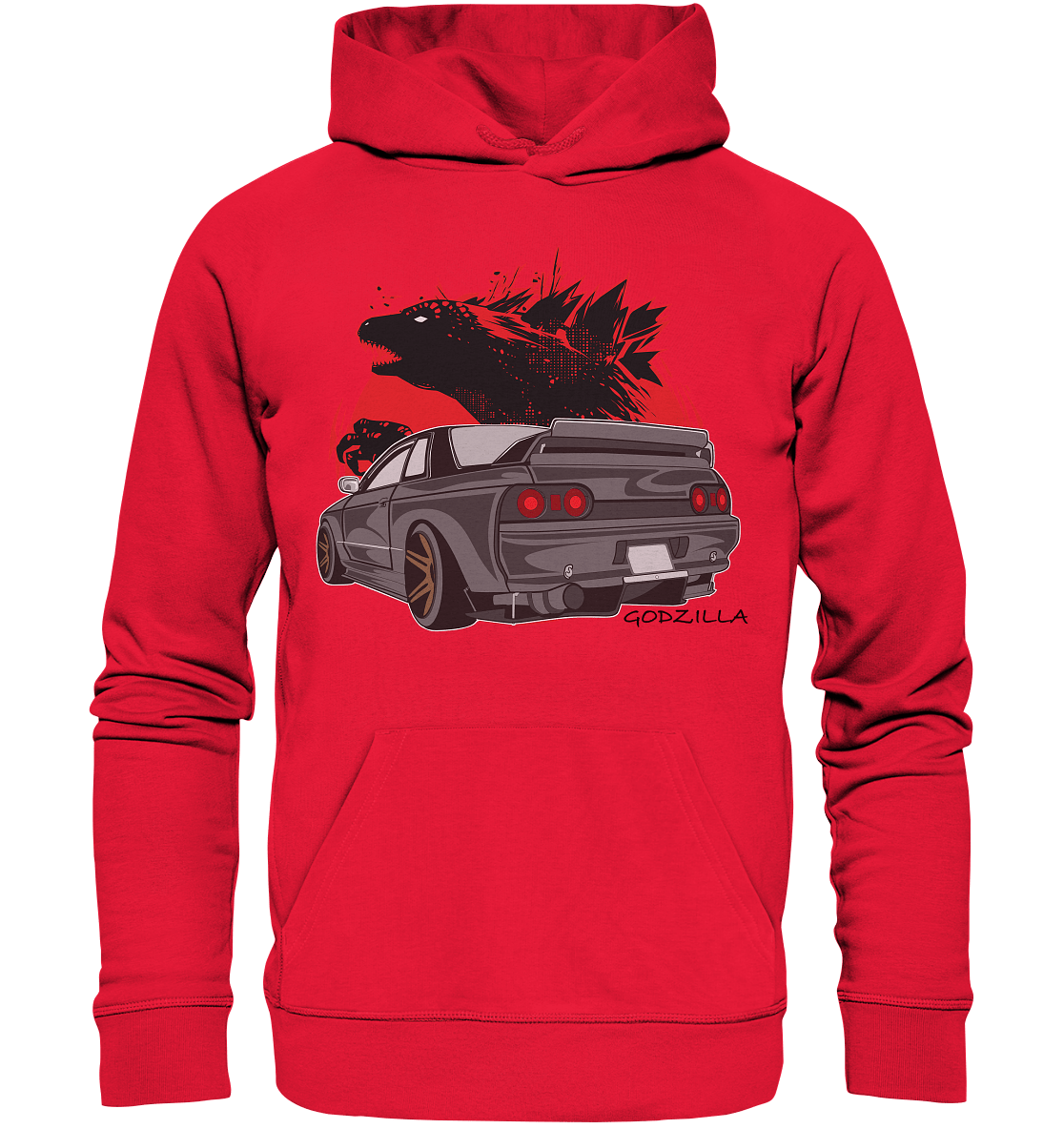 Godzilla R32 GTR - Premium Unisex Hoodie - MotoMerch.de