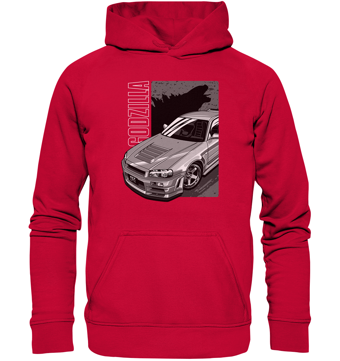 Godzilla R34 - Basic Unisex Hoodie - MotoMerch.de