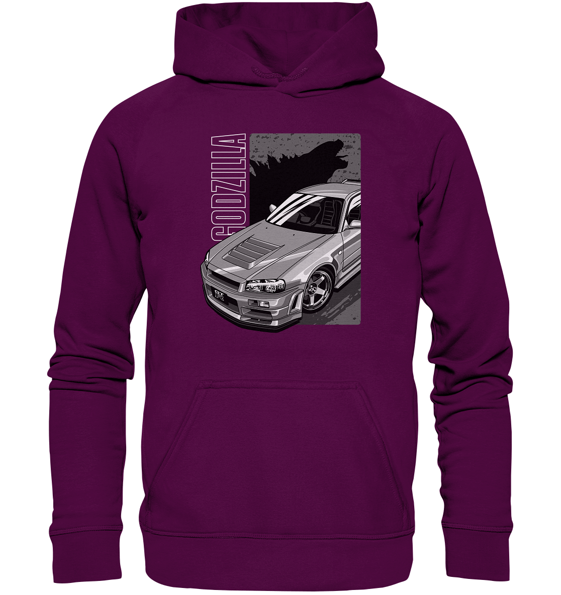 Godzilla R34 - Basic Unisex Hoodie - MotoMerch.de