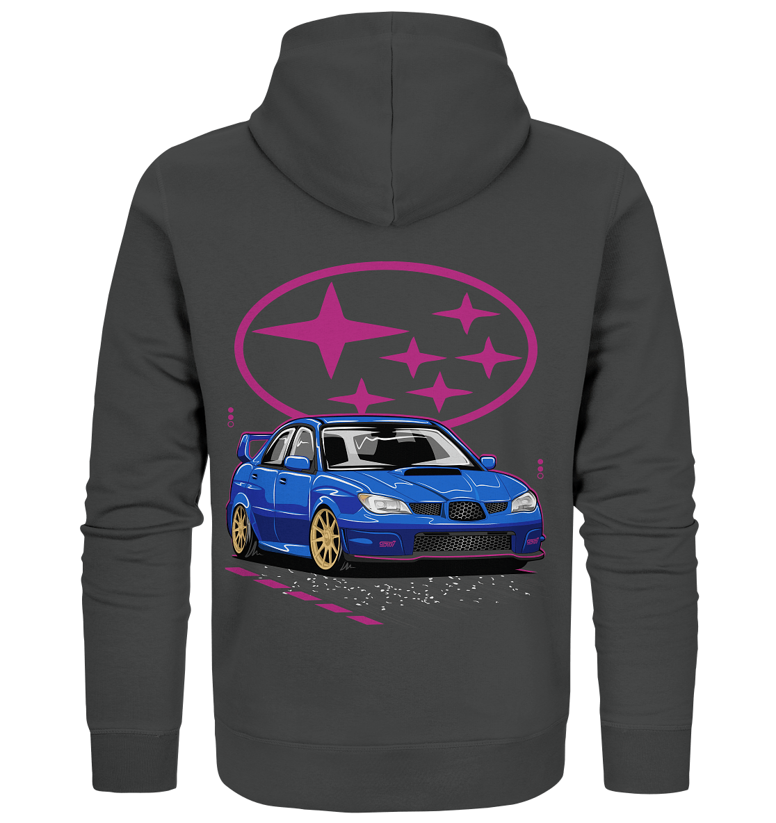 Hawkeye WRX STI - Organic Zipper - MotoMerch.de