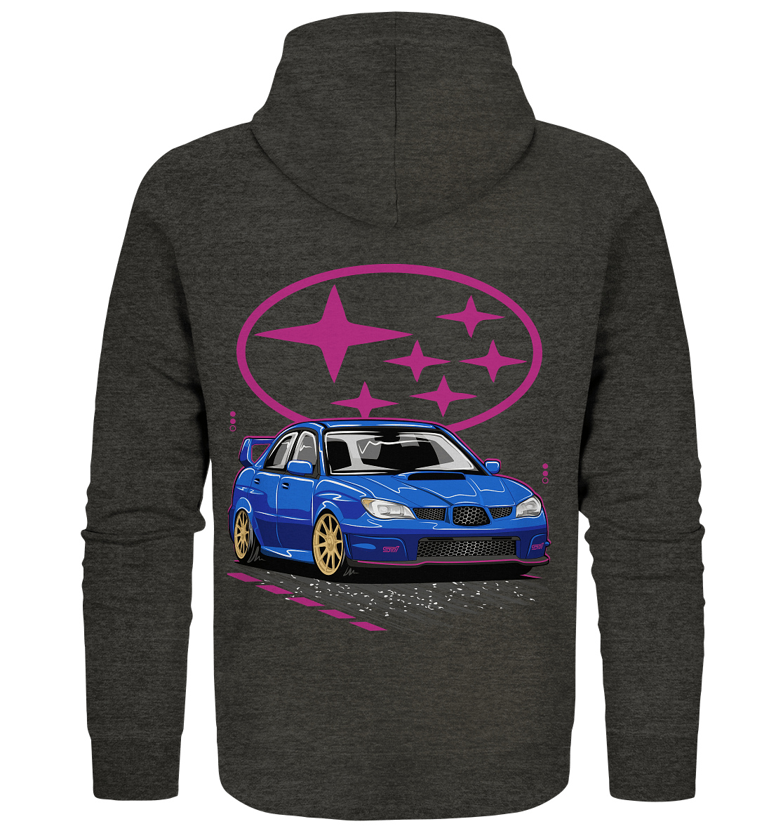 Hawkeye WRX STI - Organic Zipper - MotoMerch.de