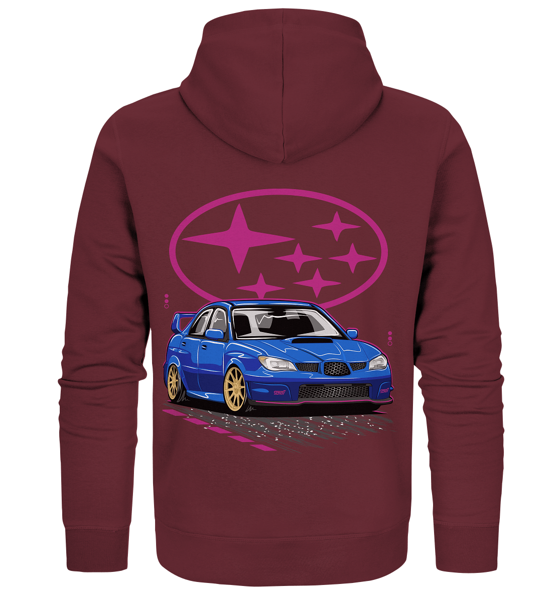 Hawkeye WRX STI - Organic Zipper - MotoMerch.de