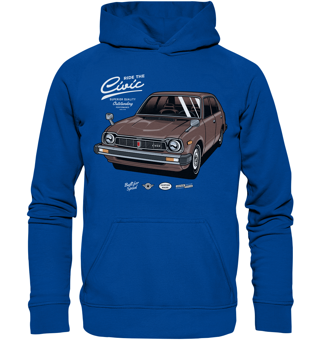 Honda Civic 1972 - Basic Unisex Hoodie - MotoMerch.de