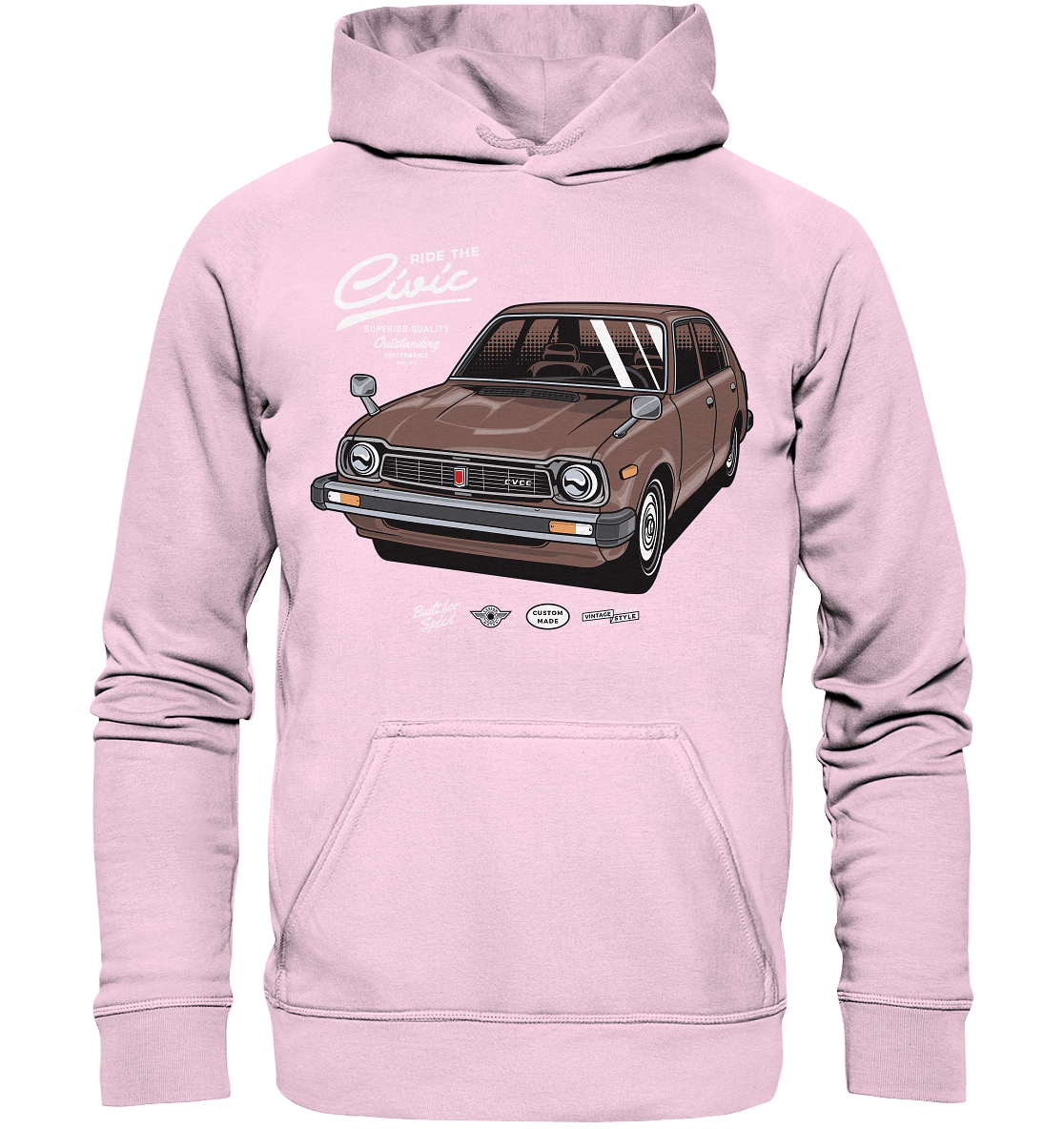 Honda Civic 1972 - Basic Unisex Hoodie - MotoMerch.de