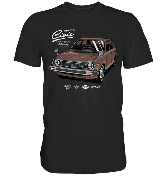 Honda Civic 1972 - Premium Shirt - MotoMerch.de