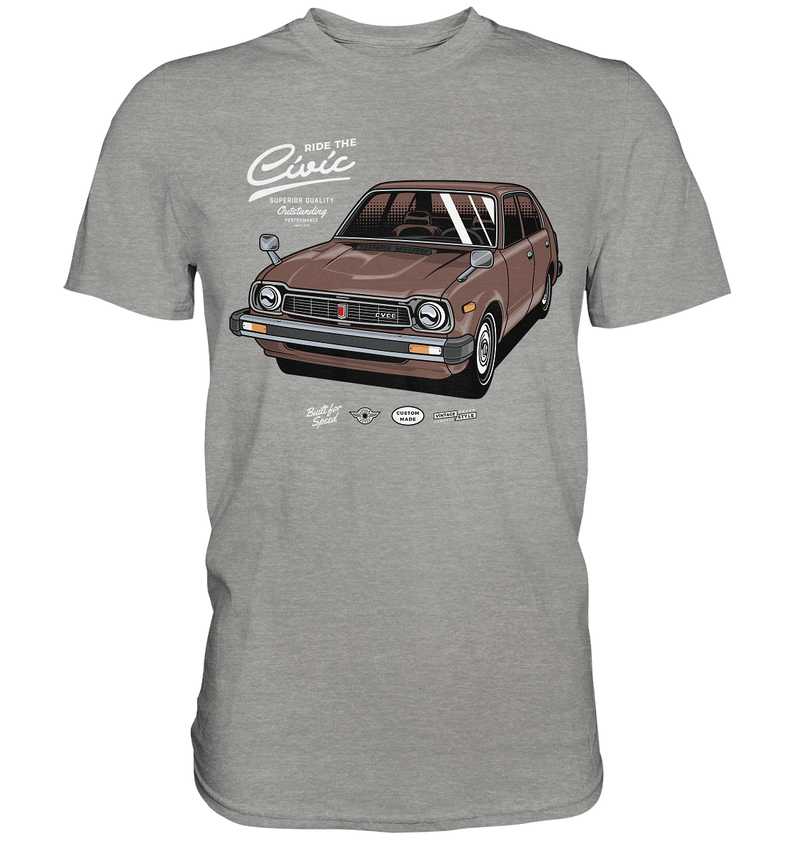 Honda Civic 1972 - Premium Shirt - MotoMerch.de