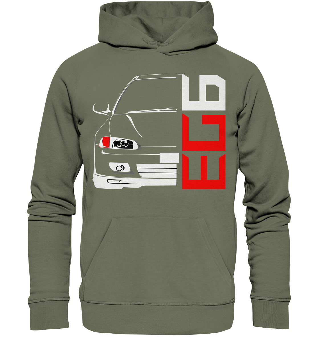 Honda Civic EG6 - Premium Unisex Hoodie - MotoMerch.de