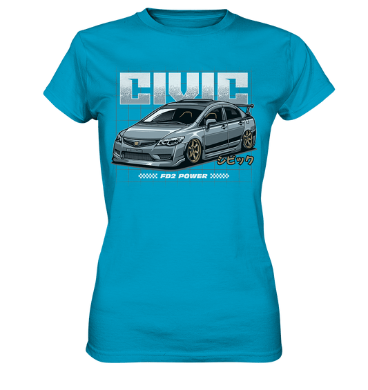 Honda Civic FD - Ladies Premium Shirt - MotoMerch.de