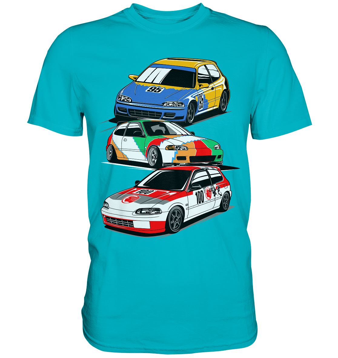 Honda Civic Hatch Gang - Premium Shirt - MotoMerch.de
