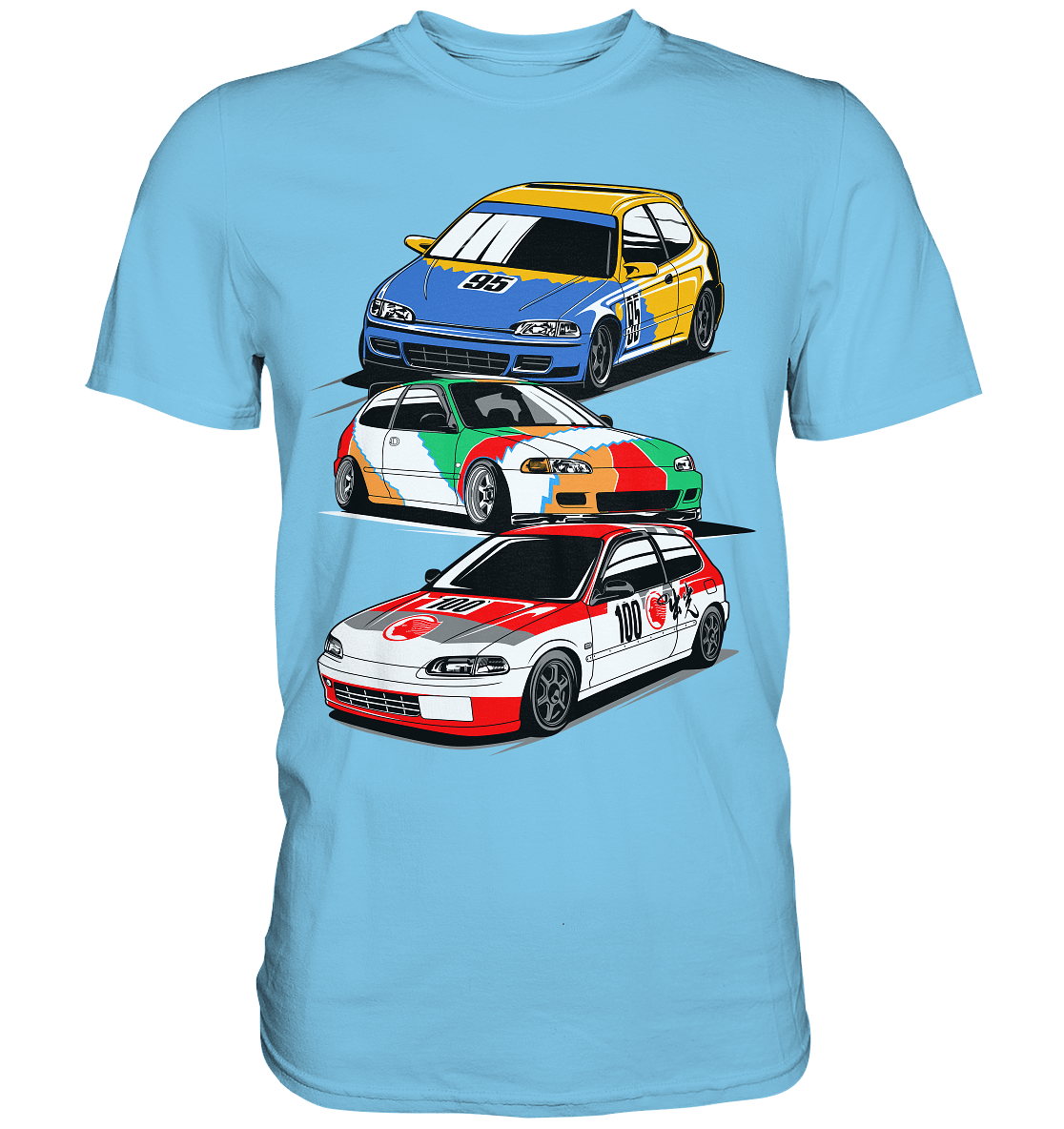 Honda Civic Hatch Gang - Premium Shirt - MotoMerch.de