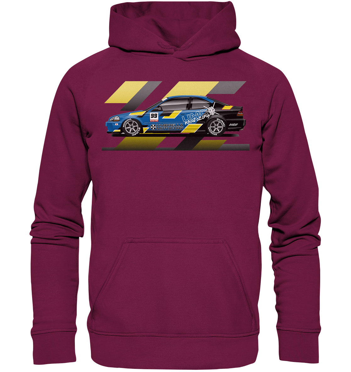 Honda Civic Kanjo Coupe - Basic Unisex Hoodie - MotoMerch.de