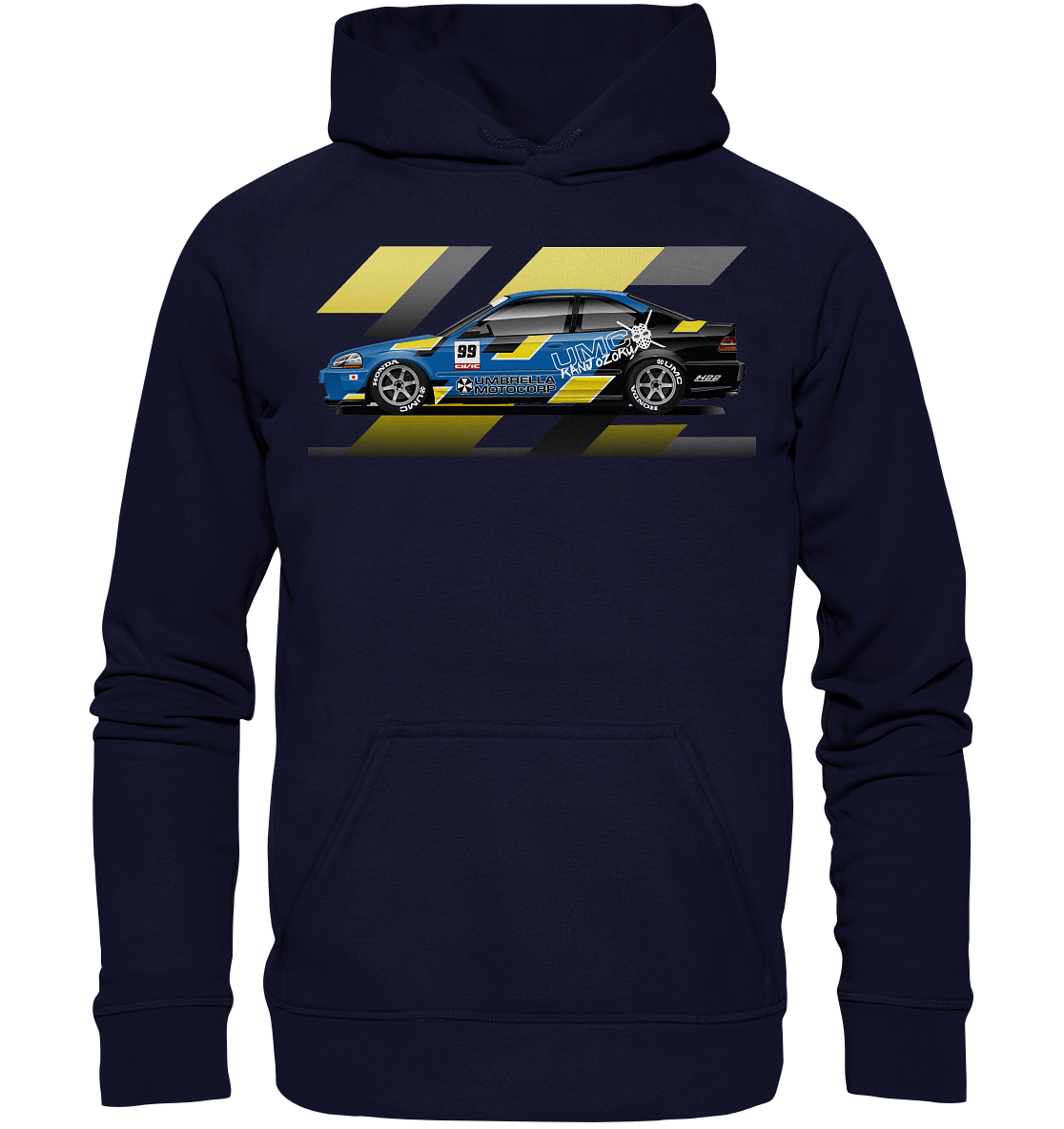 Honda Civic Kanjo Coupe - Basic Unisex Hoodie - MotoMerch.de