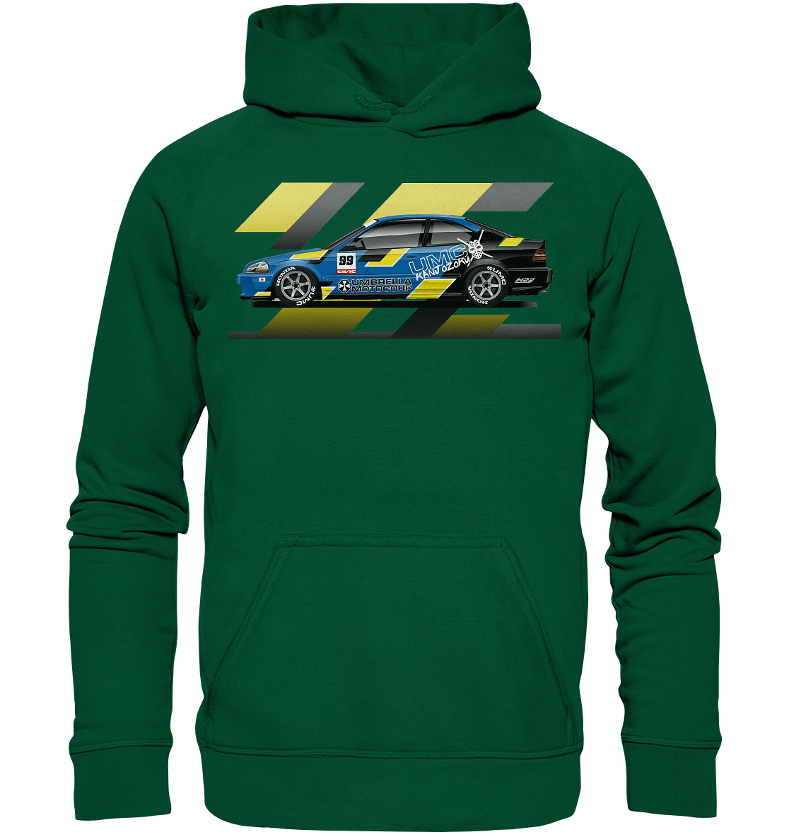 Honda Civic Kanjo Coupe - Basic Unisex Hoodie - MotoMerch.de