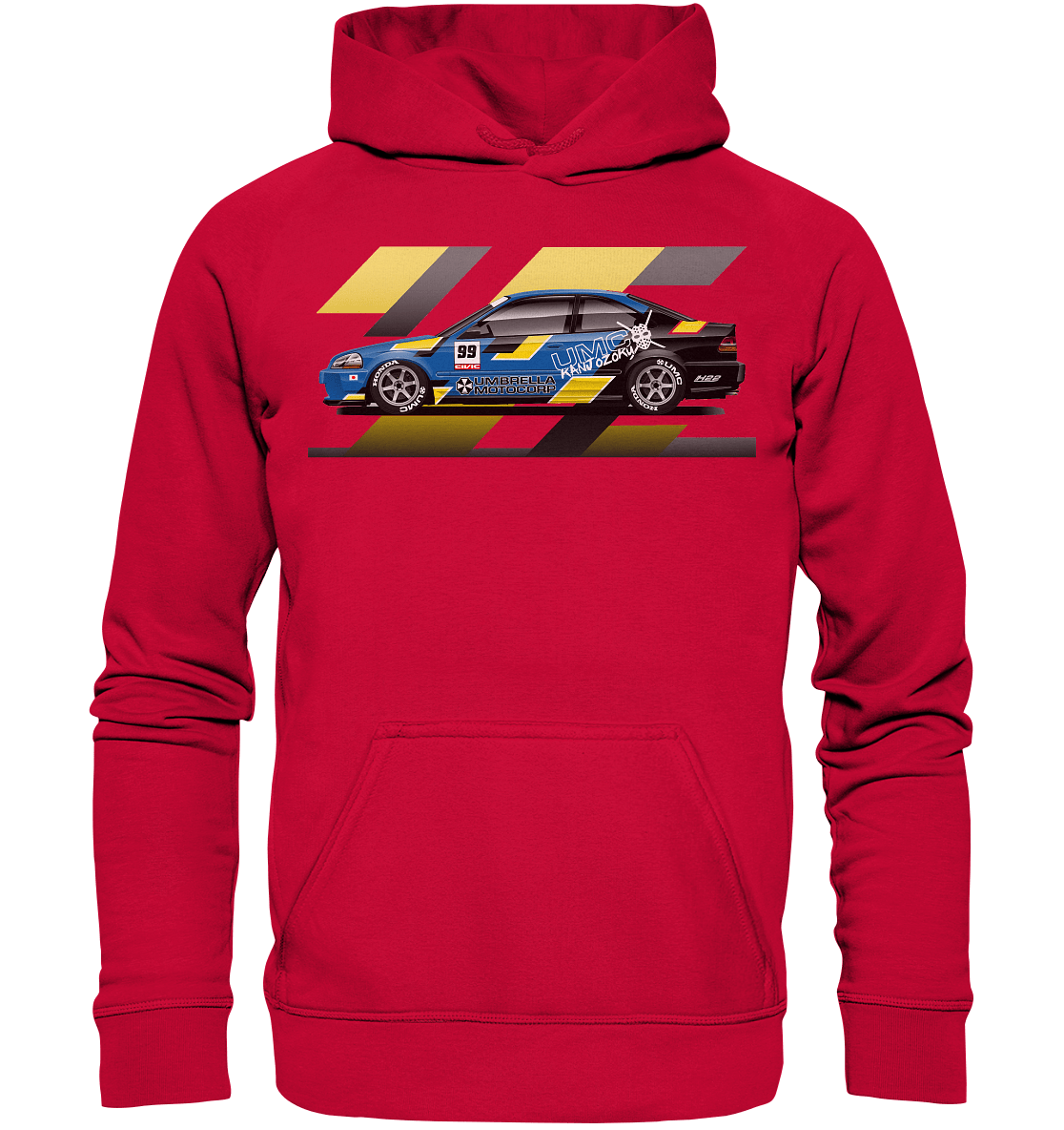 Honda Civic Kanjo Coupe - Basic Unisex Hoodie - MotoMerch.de