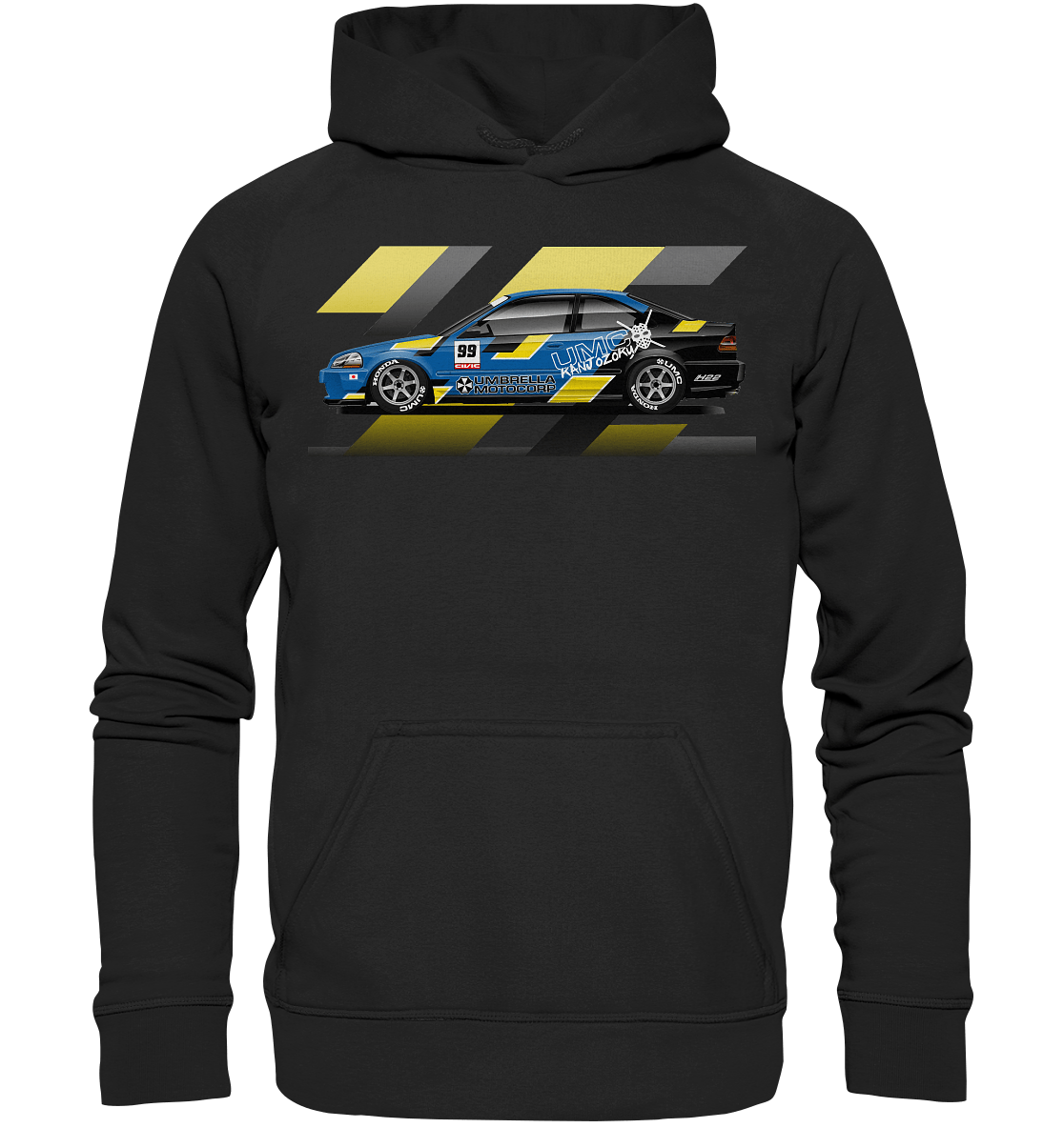Honda Civic Kanjo Coupe - Basic Unisex Hoodie - MotoMerch.de