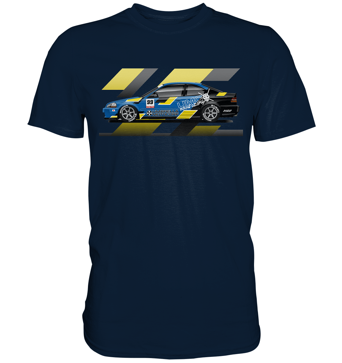 Honda Civic Kanjo Coupe - Premium Shirt - MotoMerch.de