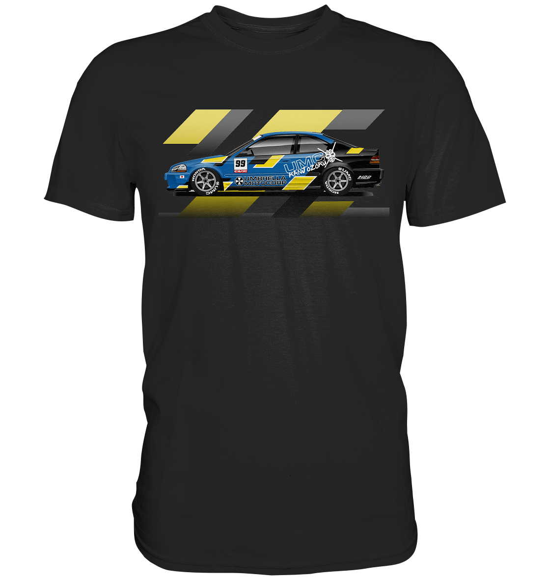 Honda Civic Kanjo Coupe - Premium Shirt - MotoMerch.de
