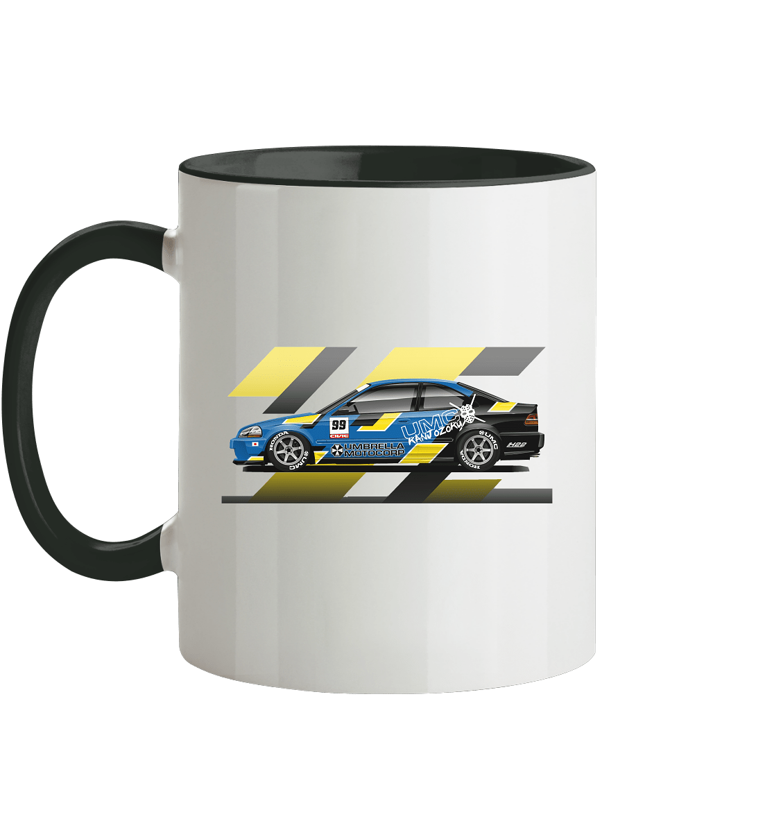 Honda Civic Kanjo Coupe - Tasse zweifarbig - MotoMerch.de