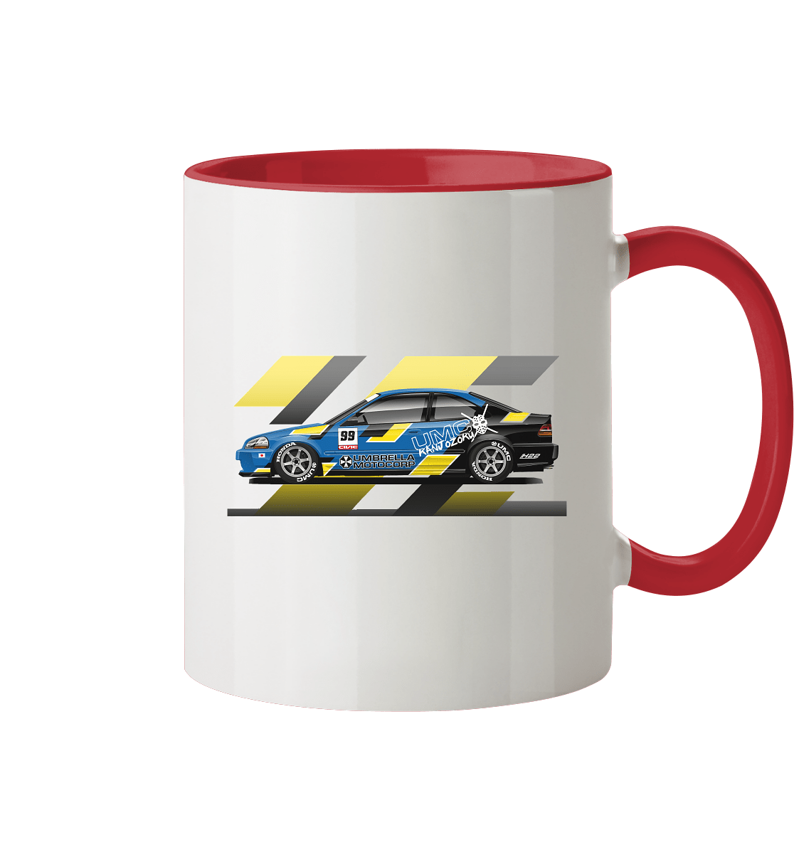 Honda Civic Kanjo Coupe - Tasse zweifarbig - MotoMerch.de