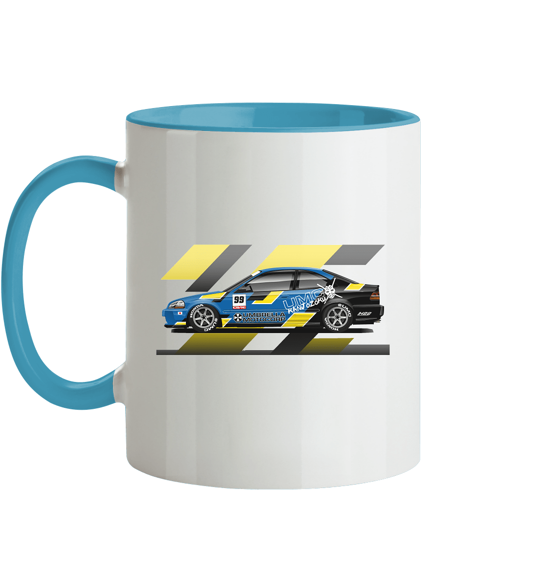 Honda Civic Kanjo Coupe - Tasse zweifarbig - MotoMerch.de