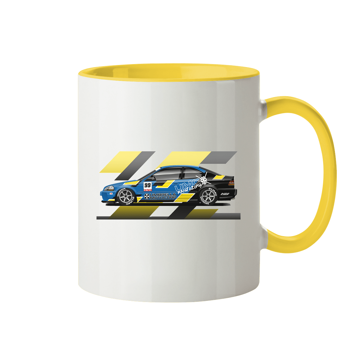 Honda Civic Kanjo Coupe - Tasse zweifarbig - MotoMerch.de